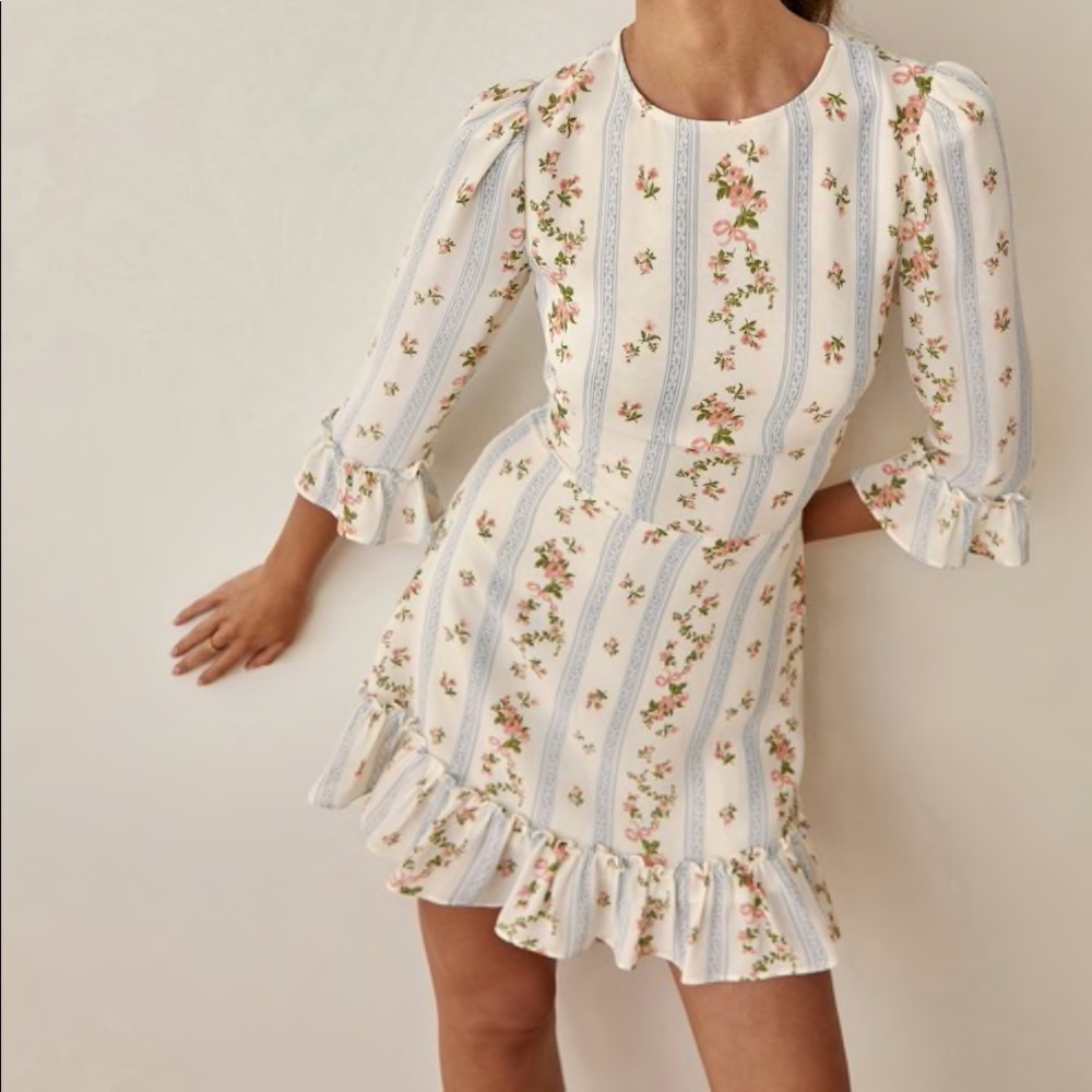 Reformation doutzen dress in color surrey